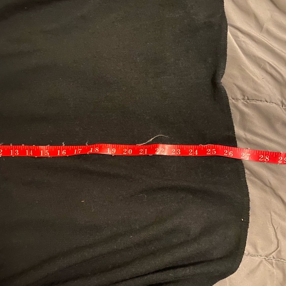 Vintage Black Shawl with Faux Fur - Picture 6 of 7